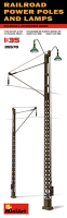 1/35 Railroad Power Poles &amp;amp; Lamps