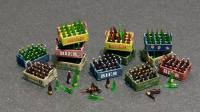 1/35 Beer Bottles &amp; Wooden Crates