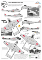 1/32 DH-100 Mk.6 Vampire  Swiss Decal