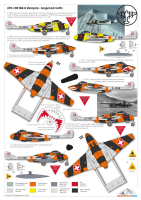 1/32 DH-100 Mk.6 Vampire  Swiss Decal