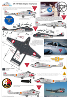 1/32 DH-100 Mk.6 Vampire  Swiss Decal