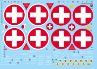 1/32 DH-100 Mk.6 Vampire  Swiss Decal