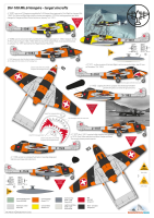 1/48 DH-100 Mk.1/MK.6 Vampire  Swiss Decal