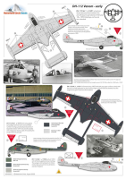 1/48 DH-112 Mk.1/MK1 R / Mk 4 Venom  Swiss Decal