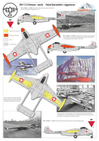 1/48 DH-112 Mk.1/MK1 R / Mk 4 Venom  Swiss Decal