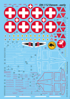 1/48 DH-112 Mk.1/MK1 R / Mk 4 Venom  Swiss Decal