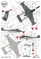 1/48 DH-112 Mk.1/MK1 R / Mk 4 Venom Late Swiss Decal