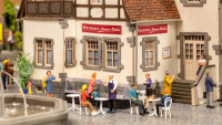 H0 Figuren-Themenwelt Cafe