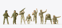 1:87  Panzerbesatzungen US Army 2000 8 Figuren, unbemalt