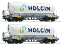 H0 2er Set Silowagen Holcim