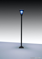 H0 Solarlampe modern, LED weiss