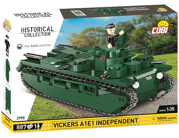 Vicker A1F1 Independent Tank  887pcs